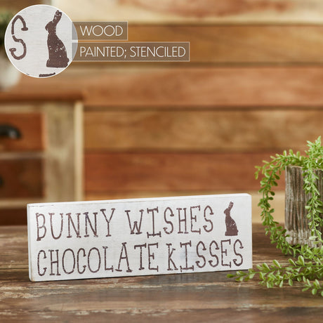 84966-Bunny-Wishes-Chocolate-Kisses-Wooden-Sign-4x12-image-8