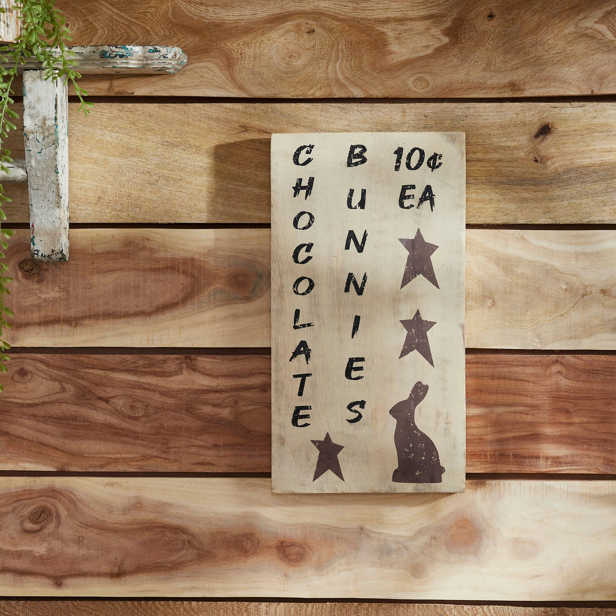 84968-Chocolate-Bunnies-Wooden-Sign-15x8-image-2