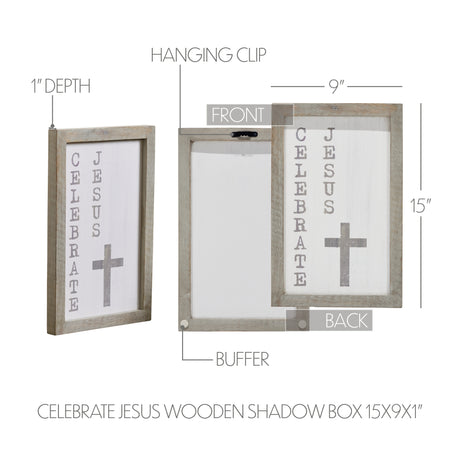 84983-Celebrate-Jesus-Wooden-Shadow-Box-Frame-15x9x1-image-7