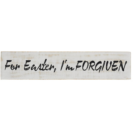 84985-For-Easter-I'm-Forgiven-Wooden-Sign-3x14-image-3