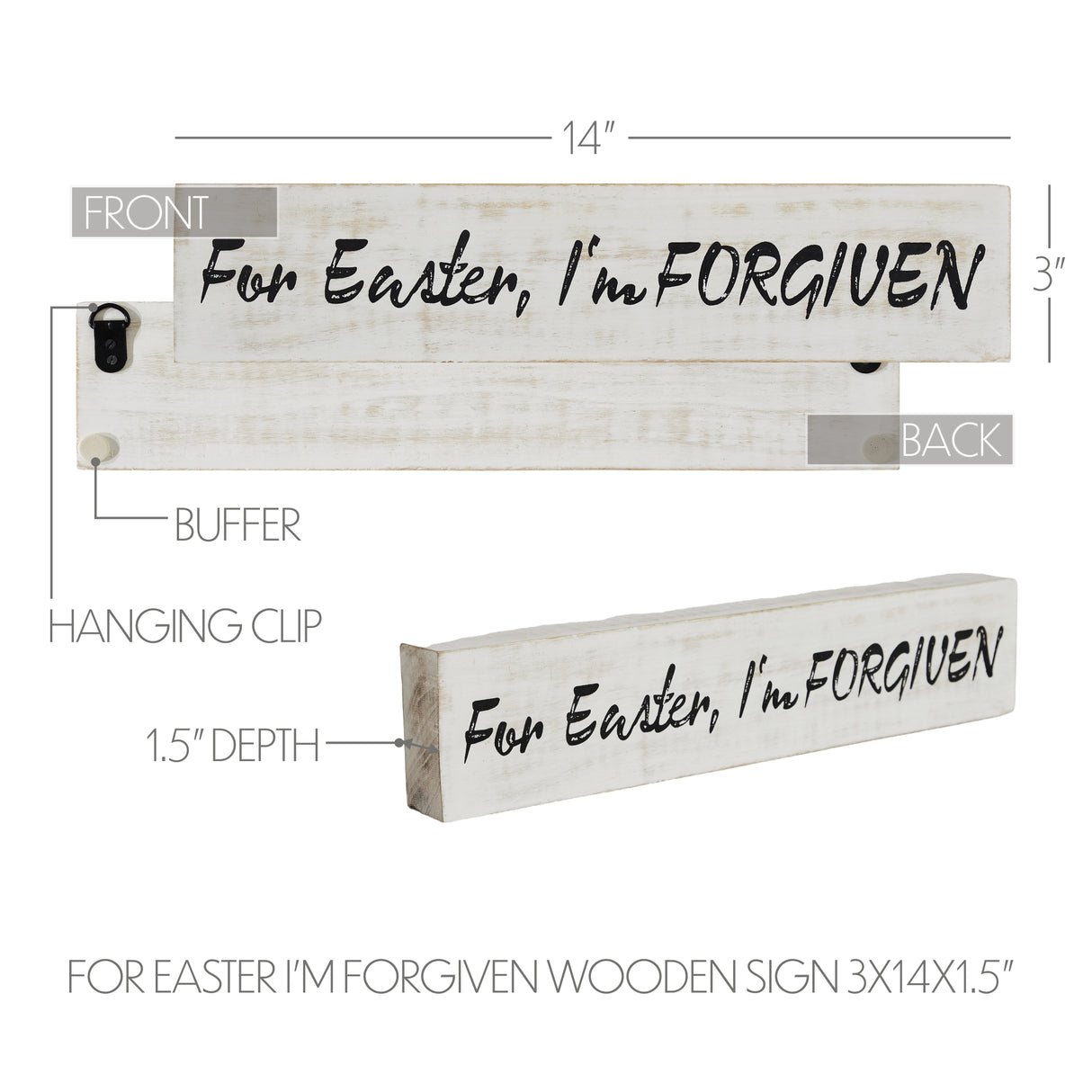 84985-For-Easter-I'm-Forgiven-Wooden-Sign-3x14-image-7