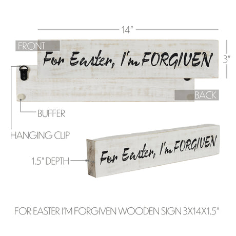 84985-For-Easter-I'm-Forgiven-Wooden-Sign-3x14-image-7