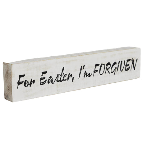 84985-For-Easter-I'm-Forgiven-Wooden-Sign-3x14-image-6