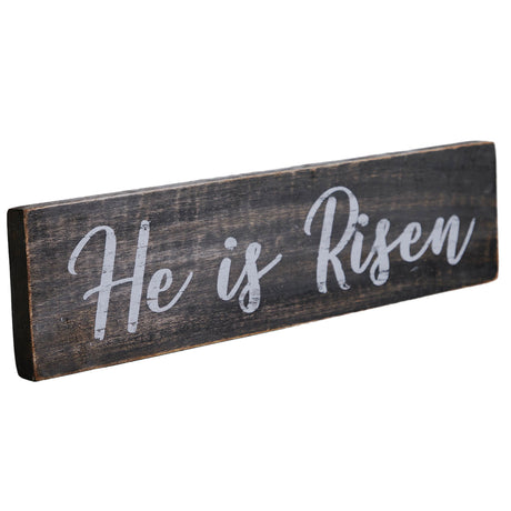 84988-He-Is-Risen-Wooden-Sign-3x12-image-6