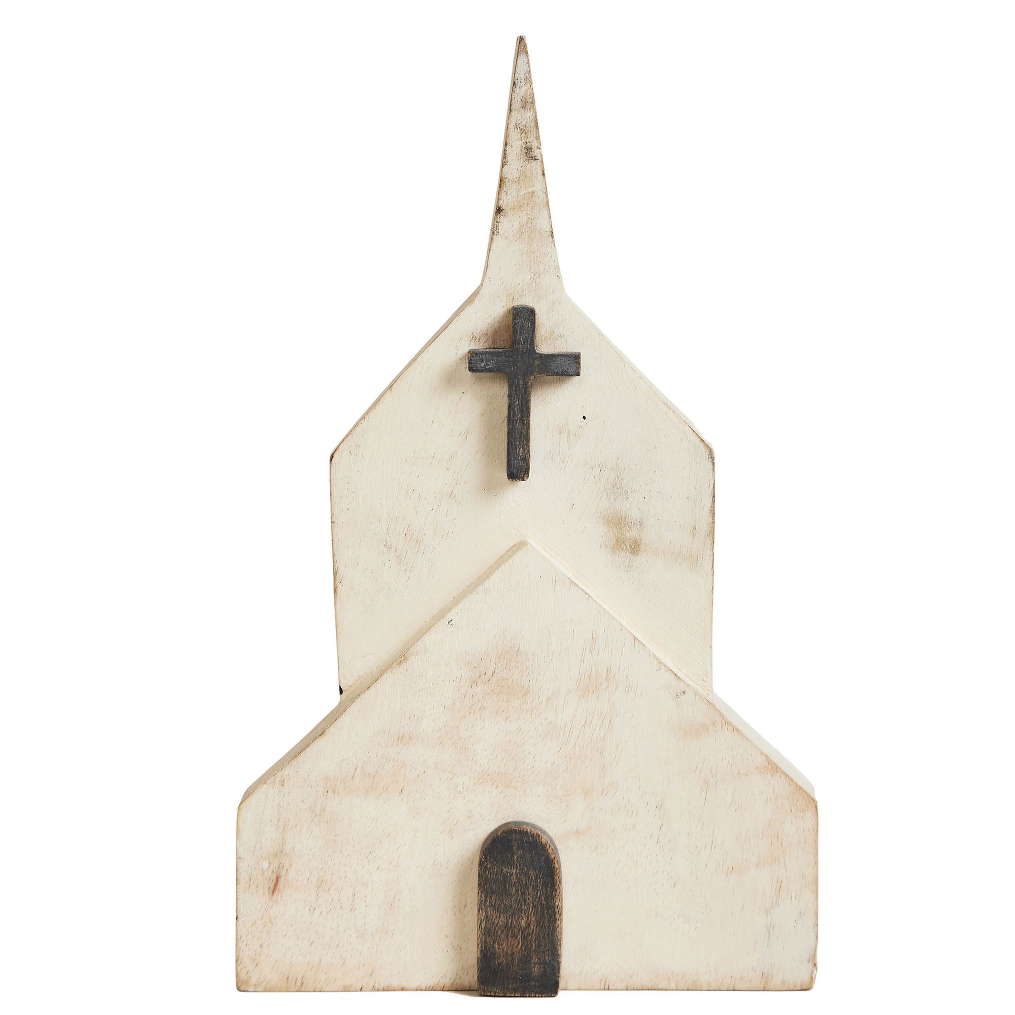 Wooden Block Church 10x6x1 – VHC Brands Home Decor