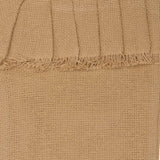 Festive Natural Burlap Ruffled Stocking Set of 2 11x20