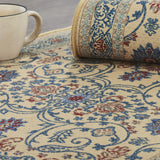 Medallion Beige Rug Rect 24x96