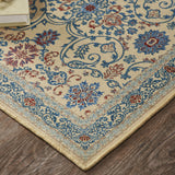 Medallion Beige Rug Rect 24x96