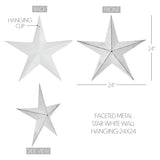 85031-Faceted-Metal-Star-White-Wall-Hanging-24x24-image-1