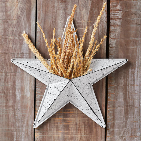 85051-Faceted-Metal-Star-White-Wall-Hanging-w/-Pocket-12x12-image-1