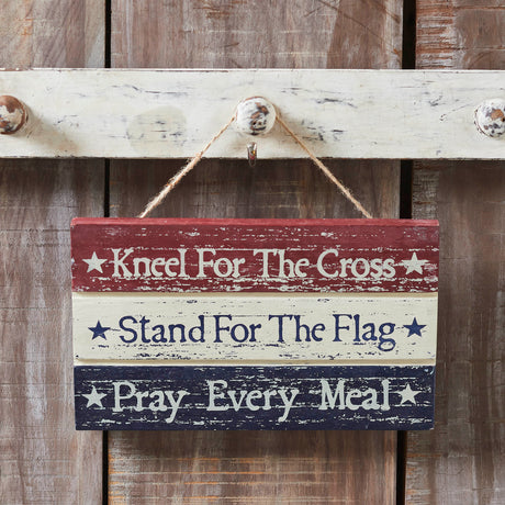 85064-Kneel-Stand-Pray-Wooden-Sign-5.25x9x0.75-image-2