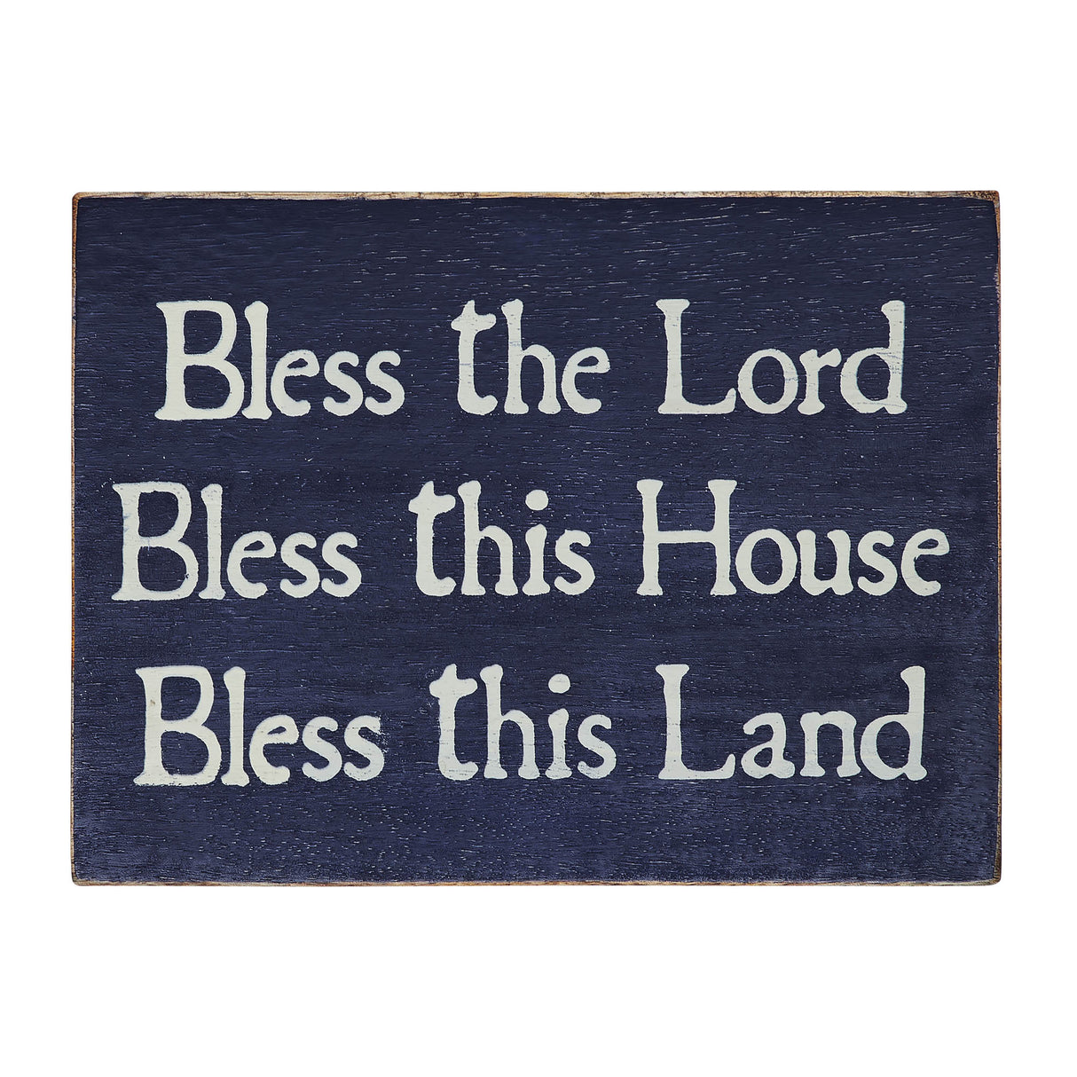 85065-Bless-The-Lord-Blue-Wooden-Sign-6x8x1.5-image-2