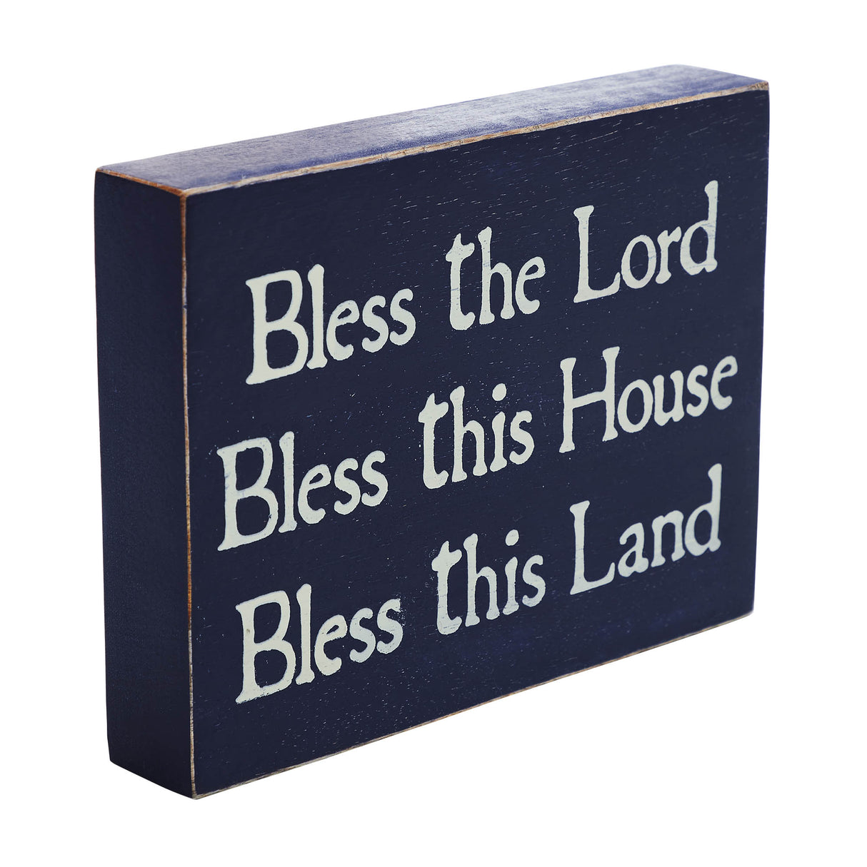 85065-Bless-The-Lord-Blue-Wooden-Sign-6x8x1.5-image-4