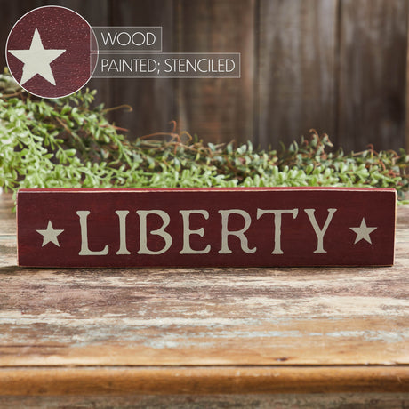 85066-Burgundy-Liberty-Wooden-Sign-3x14-image-6