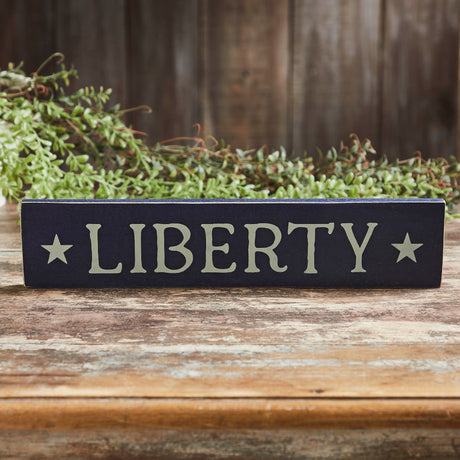 85067-Navy-Liberty-Wooden-Sign-3x14-image-1