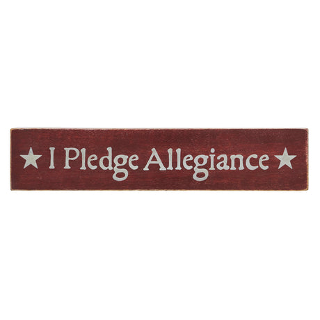 85071-I-Pledge-Allegiance-Red-Wooden-Sign-2.75x13-image-2