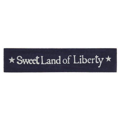 85073-Sweet-Land-Of-Liberty-Blue-Wooden-Sign-2.75x13-image-2