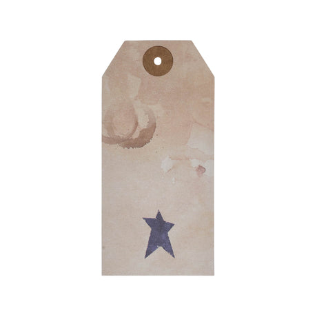 85081-Primitive-Star-Tea-Stained-Paper-Tag-Navy-4.75x2.25-w/-Twine-Set-of-50-image-2