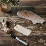 85083-Primitive-Star-Tea-Stained-Paper-Tag-Creme-4.75x2.25-w/-Twine-Set-of-50-image-1