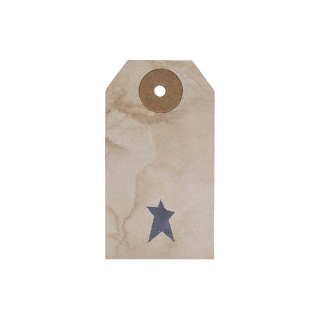 85087-Primitive-Star-Tea-Stained-Paper-Tag-Navy-2.75x1.5-w/-Twine-Set-of-50-image-2