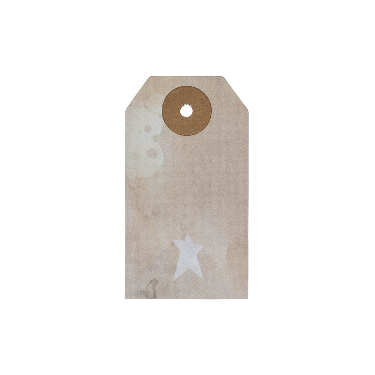 85089-Primitive-Star-Tea-Stained-Paper-Tag-Creme-2.75x1.5-w/-Twine-Set-of-50-image-2
