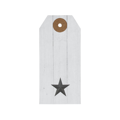 85092-Faceted-Barn-Star-Barnwood-Paper-Tag-Charcoal-3.75x1.75-w/-Twine-Set-of-50-image-2