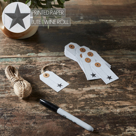 85094-Faceted-Barn-Star-Barnwood-Paper-Tag-Charcoal-2.75x1.5-w/-Twine-Set-of-50-image-5