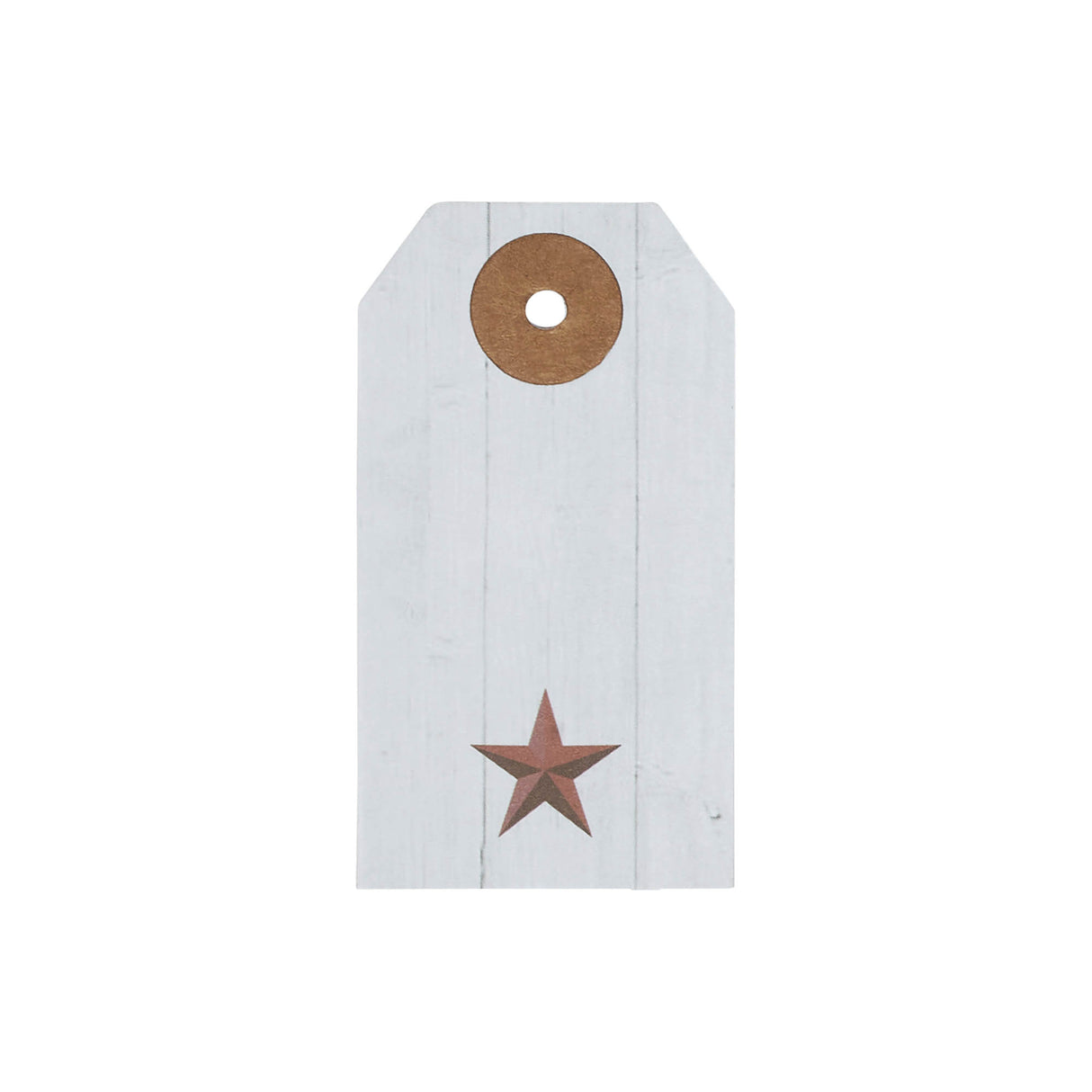 85095-Faceted-Barn-Star-Barnwood-Paper-Tag-Barn-Red-2.75x1.5-w/-Twine-Set-of-50-image-2