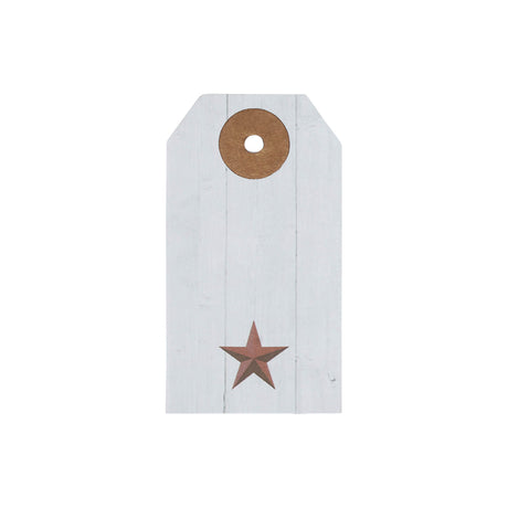 85095-Faceted-Barn-Star-Barnwood-Paper-Tag-Barn-Red-2.75x1.5-w/-Twine-Set-of-50-image-2