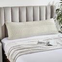 100% Cotton Waffle Weave Pillow Cover, Lightweight & Breathable Woven Sham