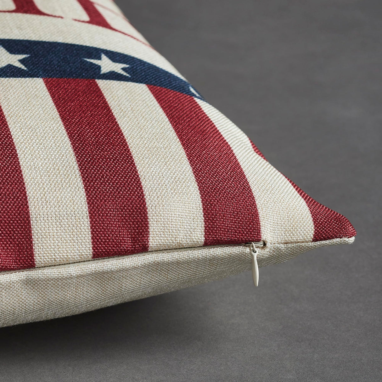 God Bless America Pillow Cover Set of 2 18Lx18W