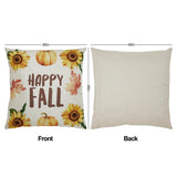 Happy Fall Pillow Cover Set of 2 18Lx18W