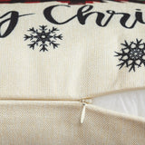 Buffalo Check Christmas Pillow Cover Set of 4 18Lx18W
