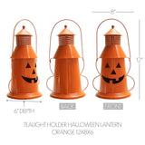 Halloween Lantern Tealight Holder Antique
