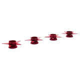 Tealight Holder Star Barn Red Set of 4 1.5x5x5