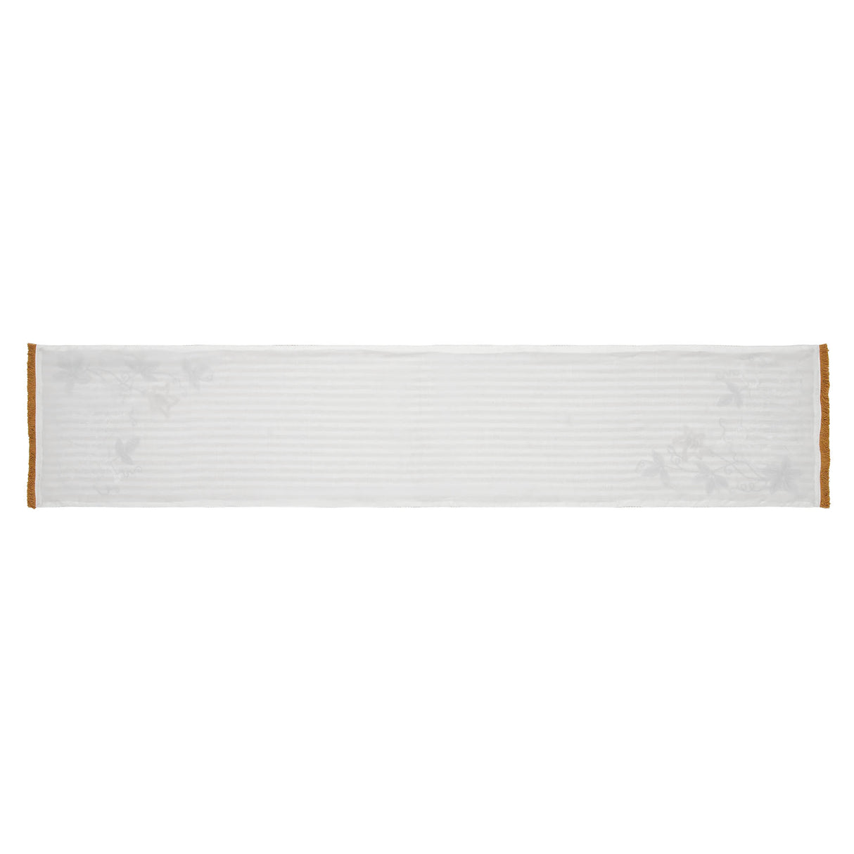 Autumn Pumpkin Patch Stripes Runner