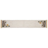 Autumn Pumpkin Patch Stripes Runner
