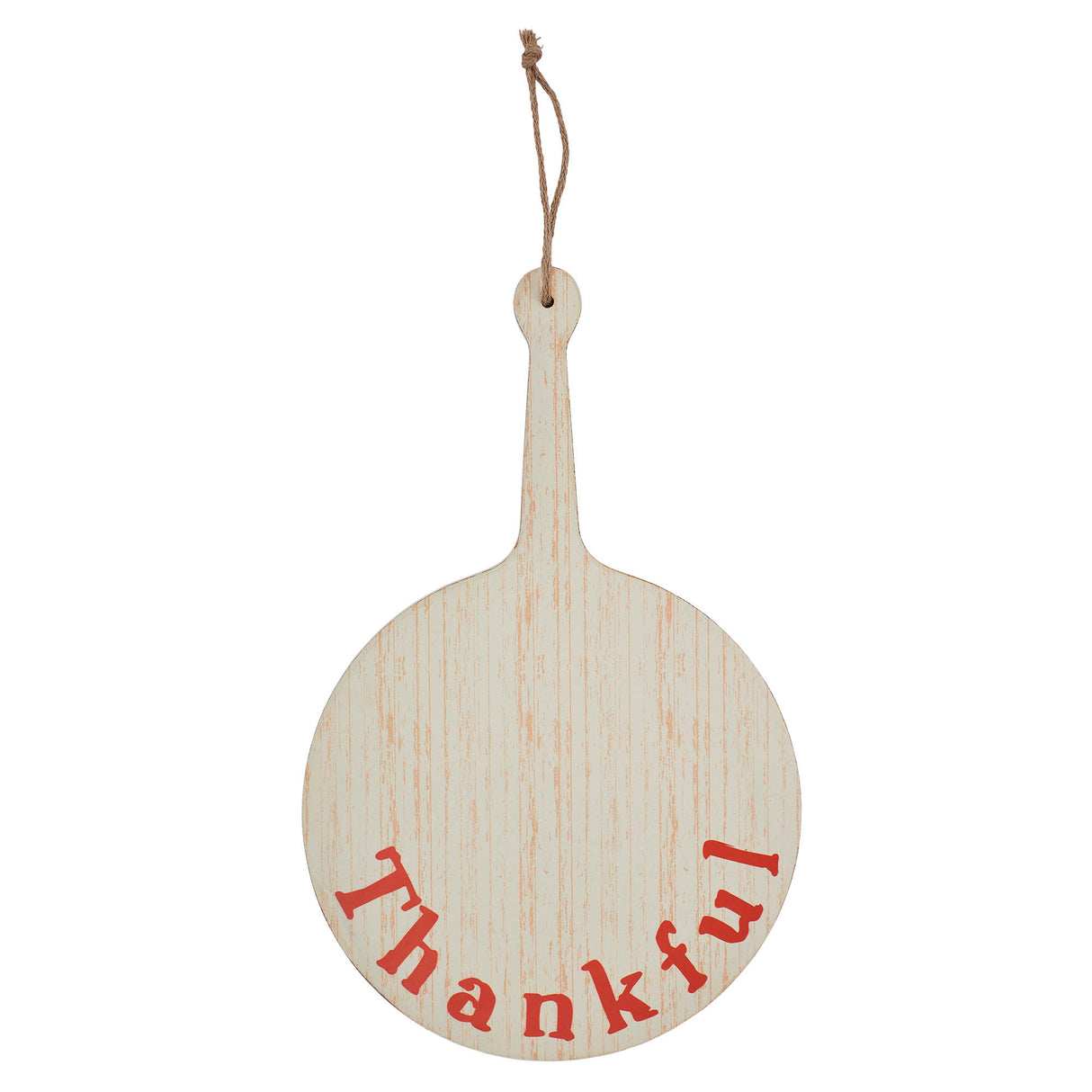 Thankful Round MDF Cutting Board Sign 19x12