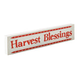 Harvest Blessings w/ Mini Stars MDF Sign 3x14x1