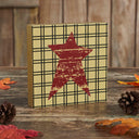 Prim Star on Tan Base MDF Sign 5x5
