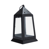 Metal Lantern Black Tealight Holder 9x5x5