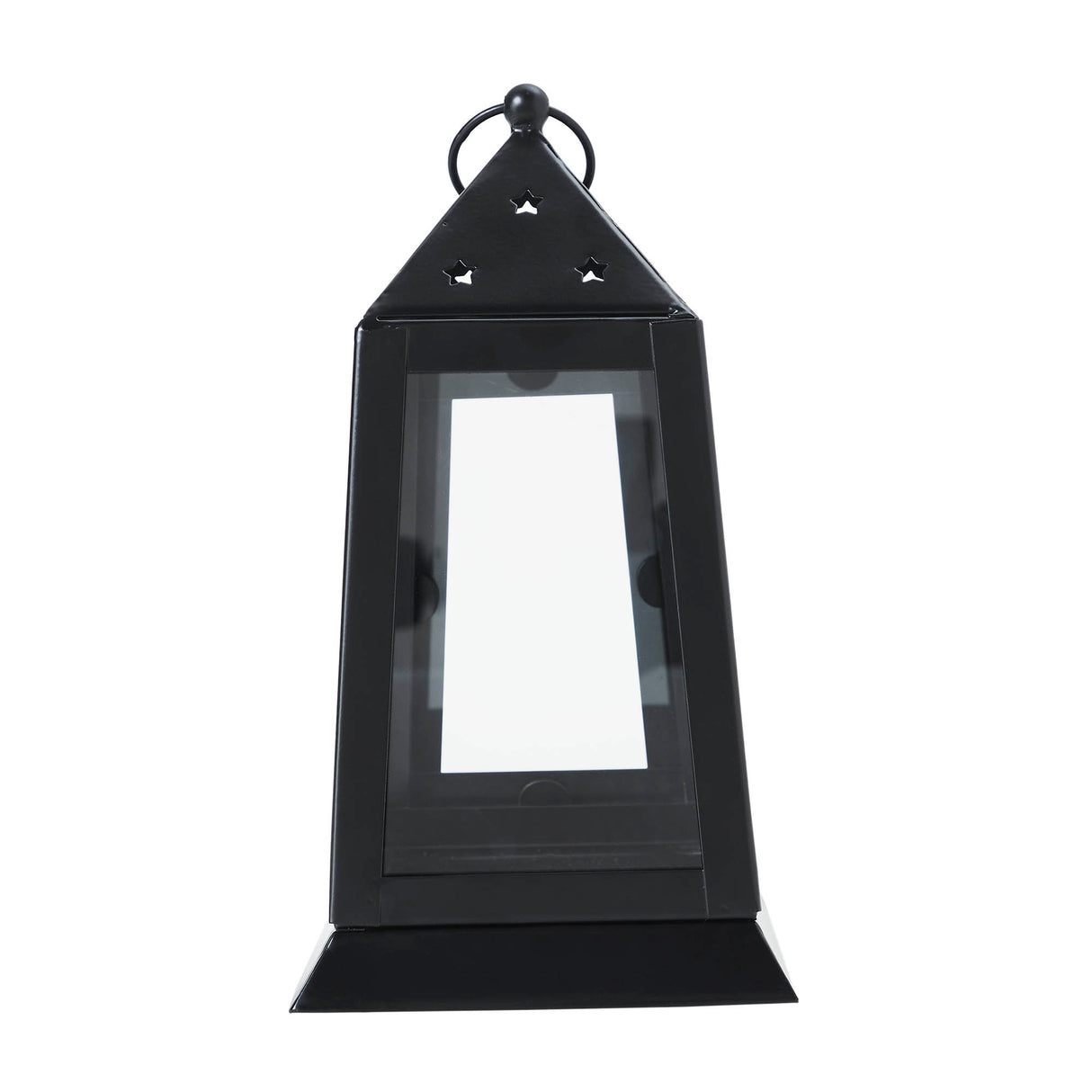 Metal Lantern Black Tealight Holder 9x5x5