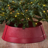 Metal Tree Collar Burgundy 7.5x24x24