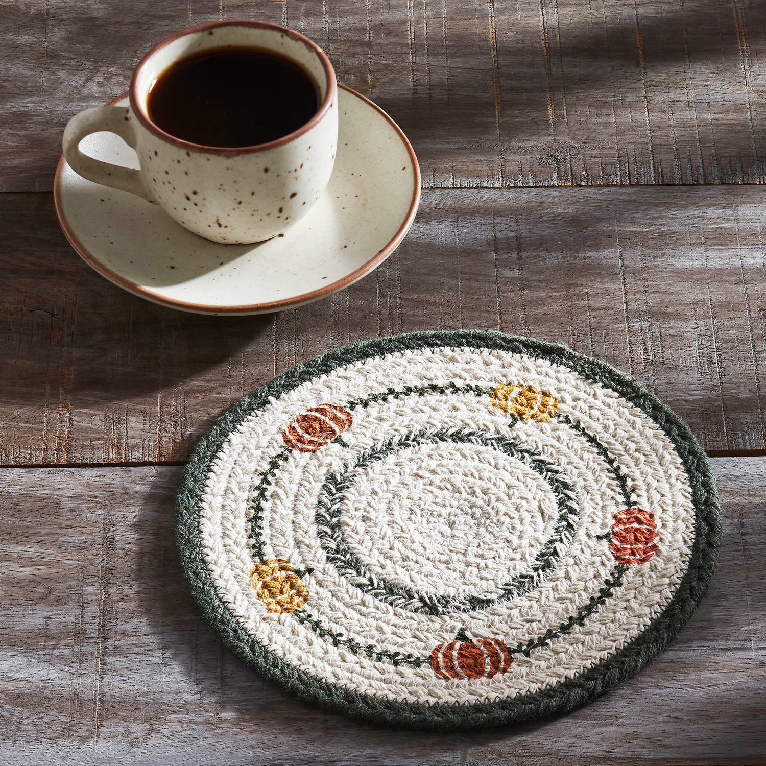 Pumpkin Bounty Stencil Trivet