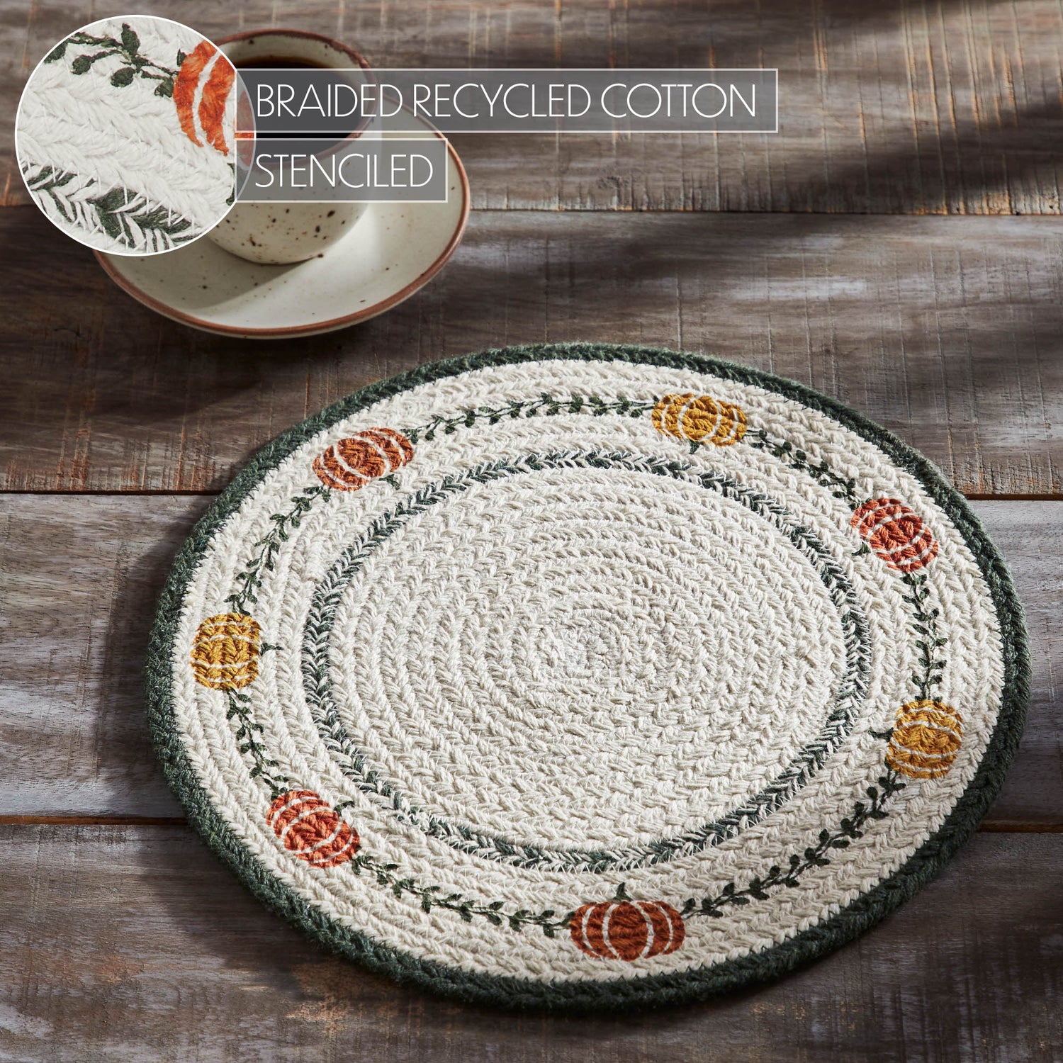 Pumpkin Bounty Stencil Trivet