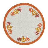 Braided Cotton Country Halloween Stencil Trivet 8, Set of 3