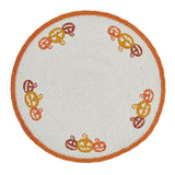 Braided Cotton Country Halloween Stencil Trivet 12, Set of 3