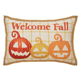 Country Halloween Welcome Fall Pillow 14x22