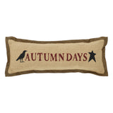 Raven Harvest Autumn Days Pillow 5x15