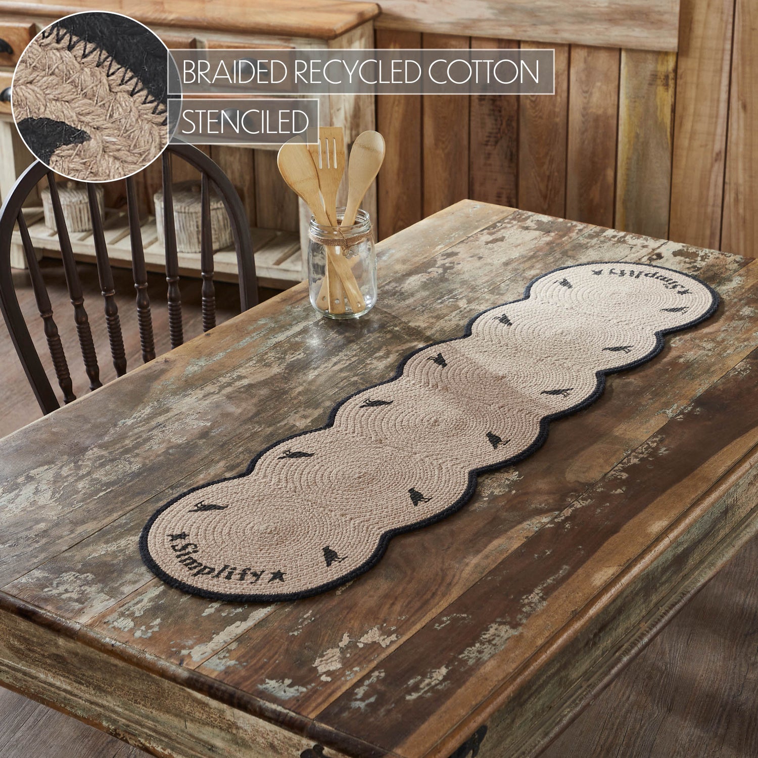 Raven Harvest Simplify Stencil Runner